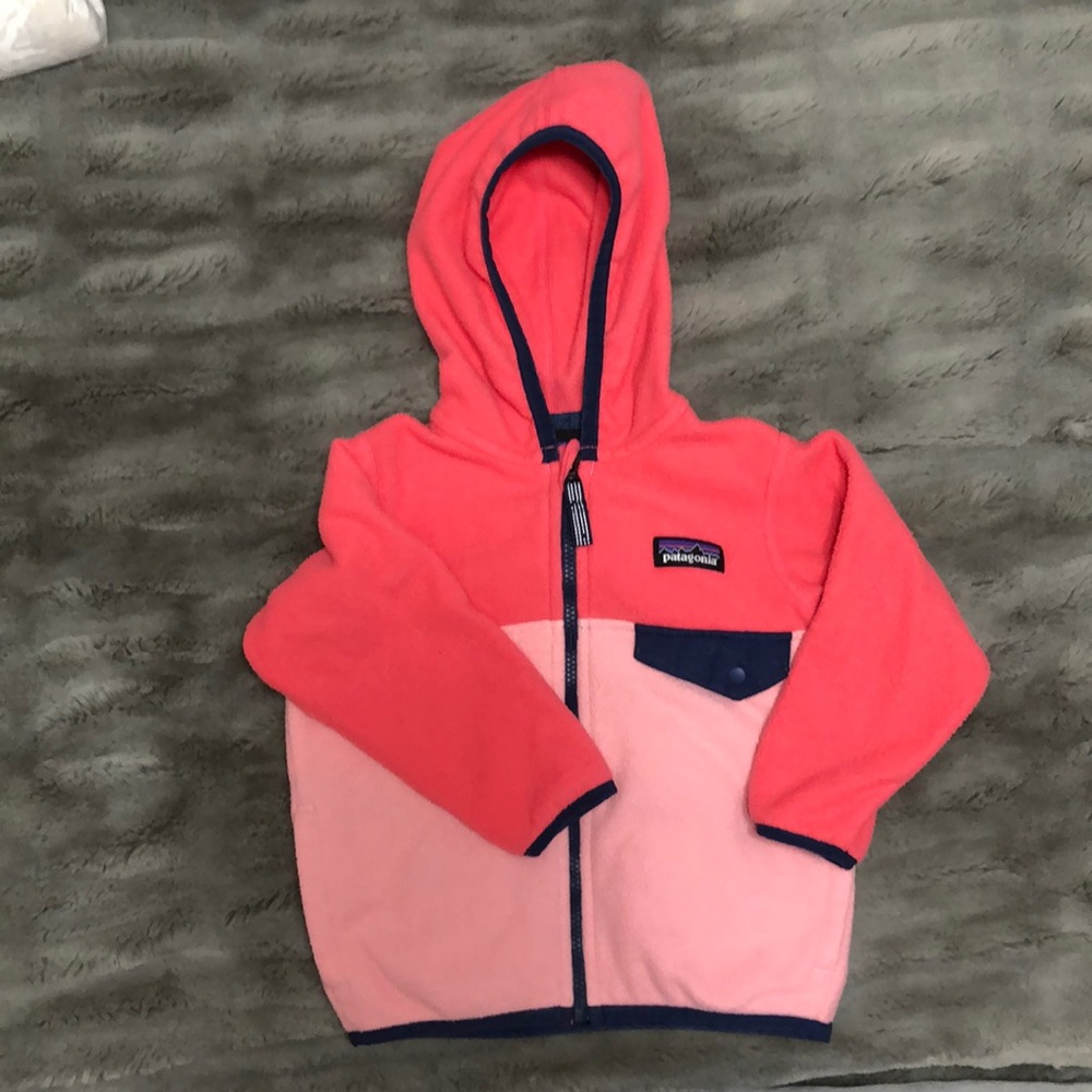 Pink Patagonia Fleece Jacket